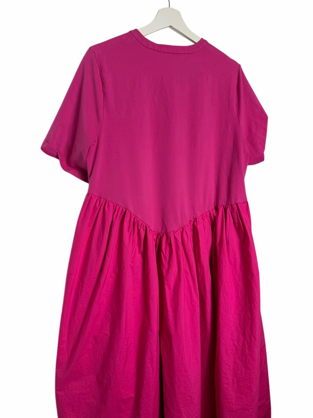 COS Asymmetrical Waist Midi Cotton Dress - Picture 4 of 8